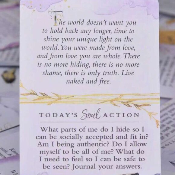 Soul Truth Self-Awareness Oracle 55 Card Deck NWT - Picture 3 of 5